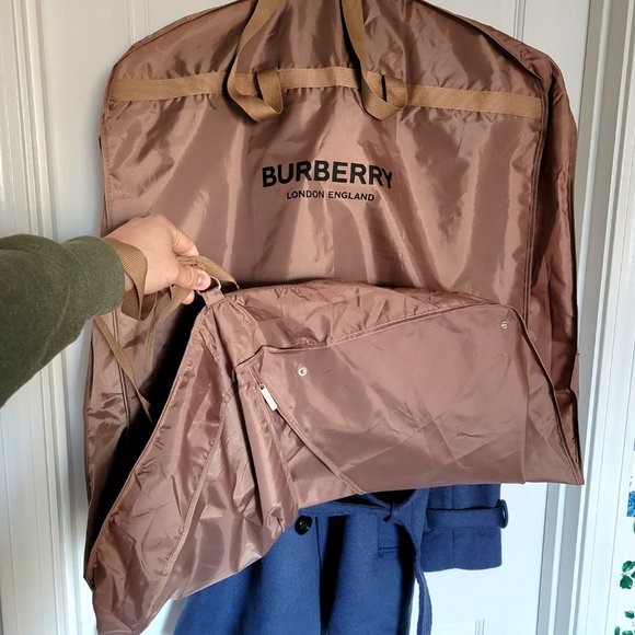 NWT Burberry Men's Kensington Trench Coat Mid-length Wool/Cashmere - Size 50 - Picture 13 of 16